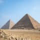 Pyramide de Gizeh en Égypte