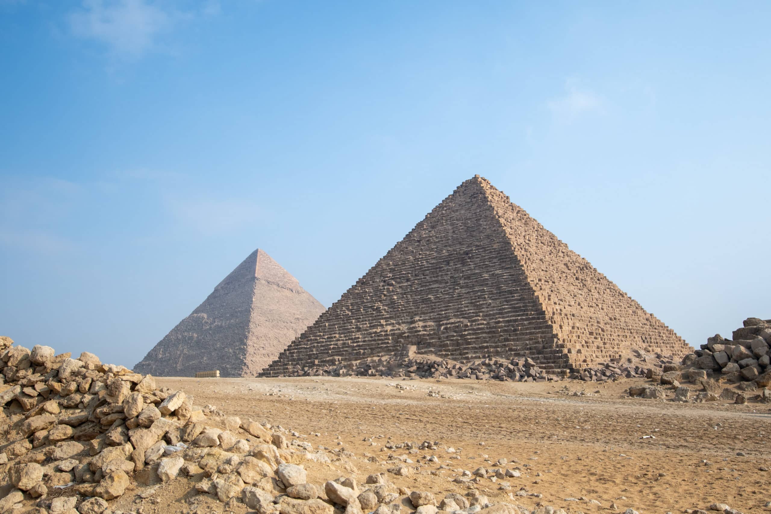 Pyramide de Gizeh en Égypte