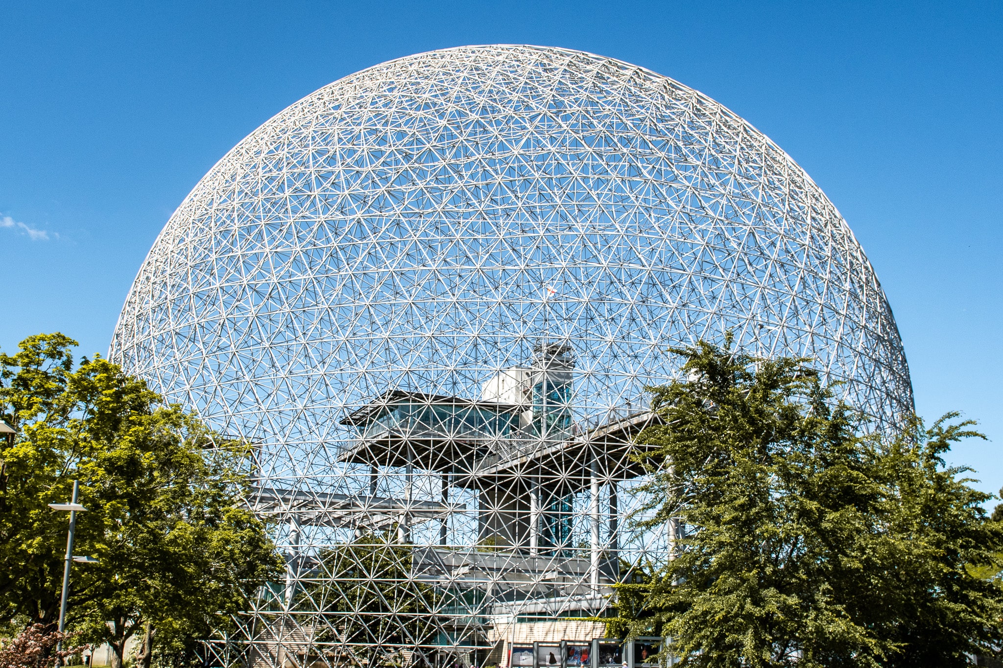 La Biosphère de Montréal, musée de l'environnement situé sur l'île Sainte-Hélène